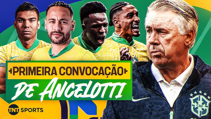 Carlo Ancelotti anuncia primeira convocação pela Seleção Brasileira; veja a lista