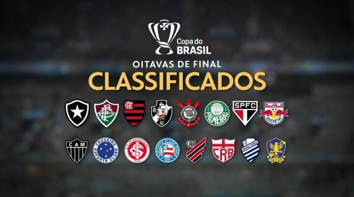 Confira os 16 classificados para as oitavas de final da Copa do Brasil