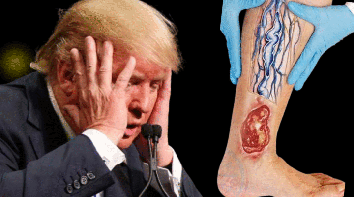 TRUMP TEM MÃOS ROXAS E PÉS INCHADOS: DIAGNÓSTICO REVELA INSUFICIÊNCIA VENOSA CRÔNICA
