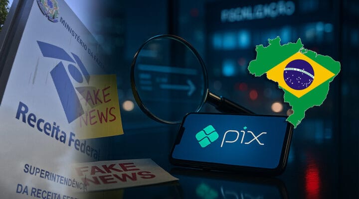 Receita desmente boatos: norma não cria taxa sobre o Pix